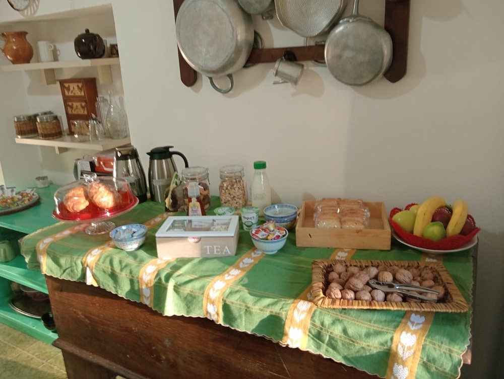 Dettaglio colazione italiana al B&B Casetta Ninfa
